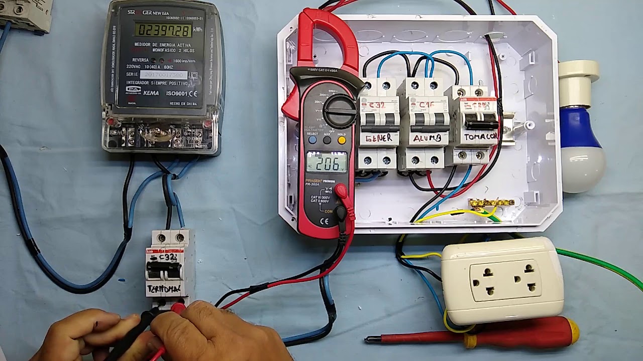 INSTALACION TABLERO ELECTRICO BIFASICO RESIDENCIAL- 1 - YouTube