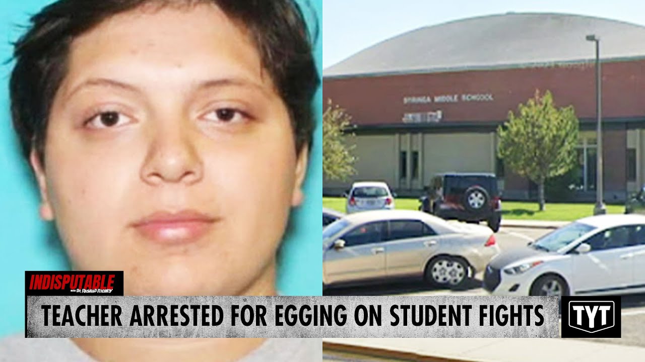 Substitute Teacher Arrested For Egging On Student Fights - YouTube