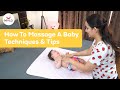 Newborn Baby Massage Tips | Step By Step Guide To Massaging Baby | Newborn Care