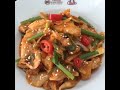 หมูผัดกิมจิ stir fried kimchi with pork thai style you can choose other meat