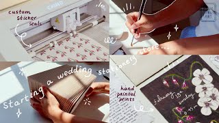 A new chapter 💫 Opening my own Wedding Stationery Business + Creating Custom Wedding Invitations!!