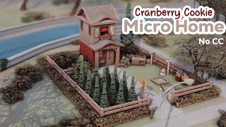 Cranberry Cookie Micro Home 🍪 The Sims 4 Speed Build