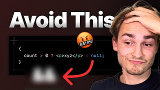 React Conditional Rendering Mistakes 🚨