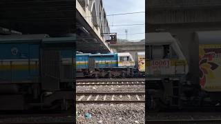 BGKT WDP-4B hauling 14806 Barmer Yeshwantpur AC Express #wdp4b #yt #lhb #train #shorts #wap7