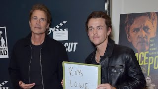 VIDEO: Rob Lowe's son John Owen trolls him on the red carpet at Grace Point premiere in Los Angeles