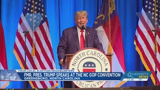 NCGOP Convention wraps with impassioned Trump speech