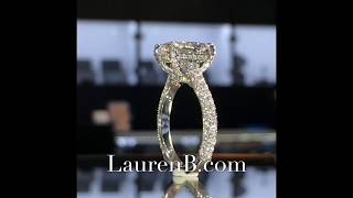 3.74 ct Radiant Cut Diamond Engagement Ring