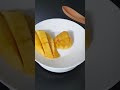 making simple mango jelly pudding at home.