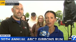 Leukemia survivor Andy Hanson ABC7 Gibbons Run June 1, 2024