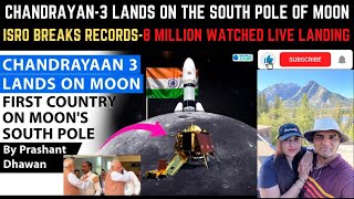 CHANDRAYAAN 3 LANDS ON MOON | World Congratulates | World Affairs by Unacademy Reaction