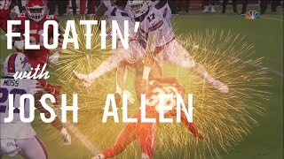 Josh Allen making fireworks without even throwing the ball