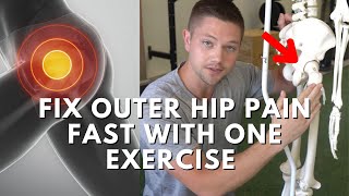 How To Fix Outer Hip Pain FAST with This One Exercise (TFL Tightness)