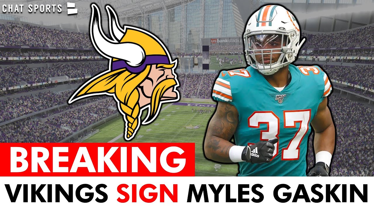 BREAKING: Vikings Sign Myles Gaskin To 53-Man Roster | Instant Reaction ...