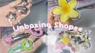 UNBOXING SHOPEE HAUL || Mình săn những kẹp tóc nào trên shopee?? Khui đơn toàn kẹp tóc✨ qanh’s