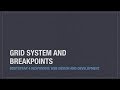 Bootstrap 4 (Alpha 6) layout: Grid system and breakpoints