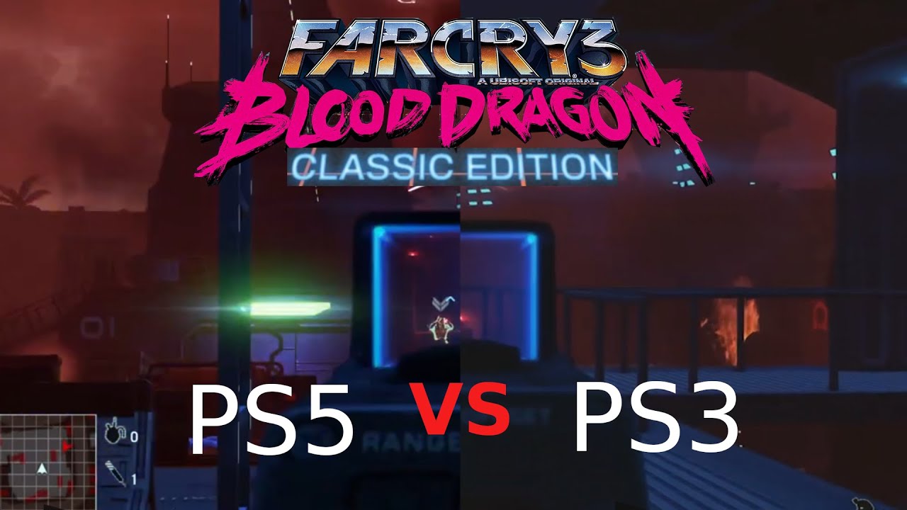 Far Cry 3 Blood Dragon Classic Edition PS5/PS4 Vs PS3 Remastered ...