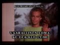 kolmoskanava on kiinni heinäkuun kanavatunnus vaarallinen loma mainos 1987