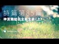 詩篇85篇｜分享見證「神賞賜給我全新生命」上