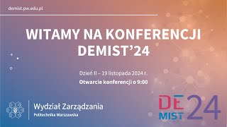 DEMIST'24 dzień II