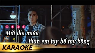 KARAOKE LỆ ĐÔI MƯƠI - DANH TUẤN TRUNG | BEAT GỐC