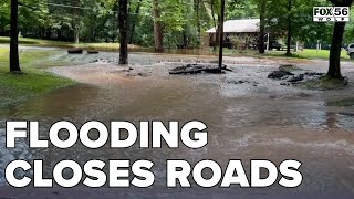 Heavy rainfall causes road closures in Northeastern Pennsylvania