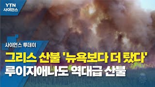 그리스 산불 '뉴욕보다 더 탔다'...루이지애나도 역대급 산불 / YTN 사이언스