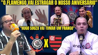 MÍDIA PAULISTA ESTÁ MORRENDO DE MEDO DO FLAMENGO ESTRAGAR A FESTA DE ANIVERSÁRIO DO CORINTHIANS 🤣