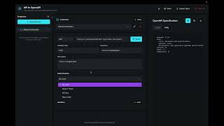 Open API Spec generator for technical writers