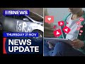 Car torched and others vandalised in Sydney; Under 16s social media ban | 9 News Australia