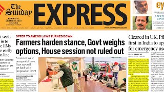 6th December, 2020. The Indian Express newspaper analysis presented by Priyanka ma'am (IRS 2017)