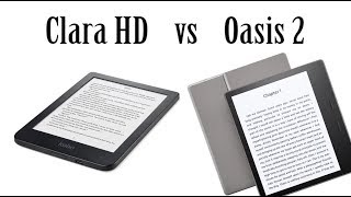 Kobo Clara HD vs Kindle Oasis 2