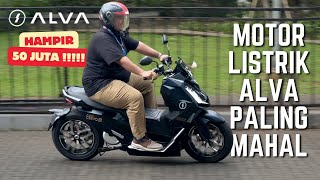 APAKAH MOTOR LISTRIK MAHAL SUDAH PASTI ENAK ? First Impression \u0026 Test Ride Alva Cervo Q di GJAW 2024