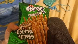 Crax Sticks Extra Herbs Eti 🌿 Snacks Delicious 😋 😍 👌🏻 😜 😀 😄 😋 It's Snack Time!