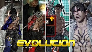 Evolution of Devil Jin Intro \u0026 Outro (Tekken 5 - Tekken 8)