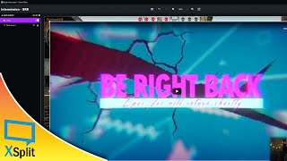 How to Build a custom stream layout from scratch in XSplit Gamecaster | XSplit Scene Editor Tutorial