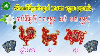 មើលរាសីប្រចាំសប្តាហ៍ (ចាប់ពីថ្ងៃ០៦កុម្ភះ ដល់១២កុម្ភះ) ឆ្នាំរកា ច កុរ