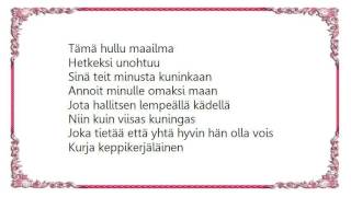 J. Karjalainen - Sekaisin Lyrics