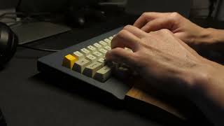 TTC Silent Brown mechanical switch sound test on OG60 Retro HHKB