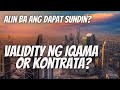 KONTRATA vs IQAMA sa SAUDI ARABIA. ALIN ANG DAPAT SUNDIN?