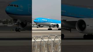 KLM Asia Boeing 777-206(ER) arrives at Las Vegas (LAS) | PH-BQF | #planespotting #shorts