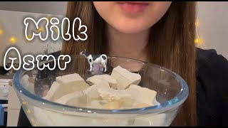 Мел в Молоке 🥛 / Мокрый хруст / Chalk in Milk 🥛 / Wet crunch / ASMR