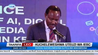 Kinara wa Wiper Kalonzo Musyoka apaaza sauti kuhusu kucheleweshwa uteuzi wa IEBC