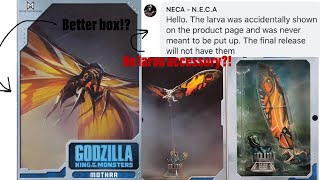 Neca mothra will not have larva accessory! | Godzilla king of the monsters figure news