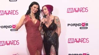 PornDoe Premium Interview with Anna Belle Peaks @ the AVN Awards 2016
