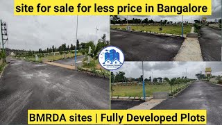 Site for sale in Bangalore for less price | BMRDA | Commerical Sites | Fully Developed Plots | 2022