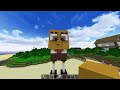 baza vs tsunami spongebob w minecraft challenge vito i bella