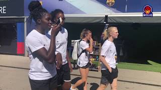 😏 Une journée de cohésion au Camp Nou pour nos Gazelles