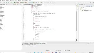2012 Write a program to display the character rhombus structure Outer loop limit in enter by user.