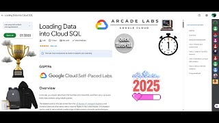 [NEW2025] Loading Data into Cloud SQL || #GSP196 || #qwiklabs || Google Cloud Arcade 2025