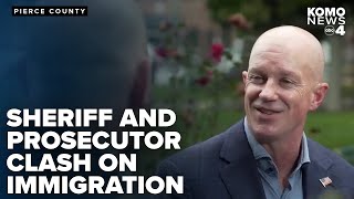 Pierce County sheriff, prosecutor clash over immigration enforcement policies
